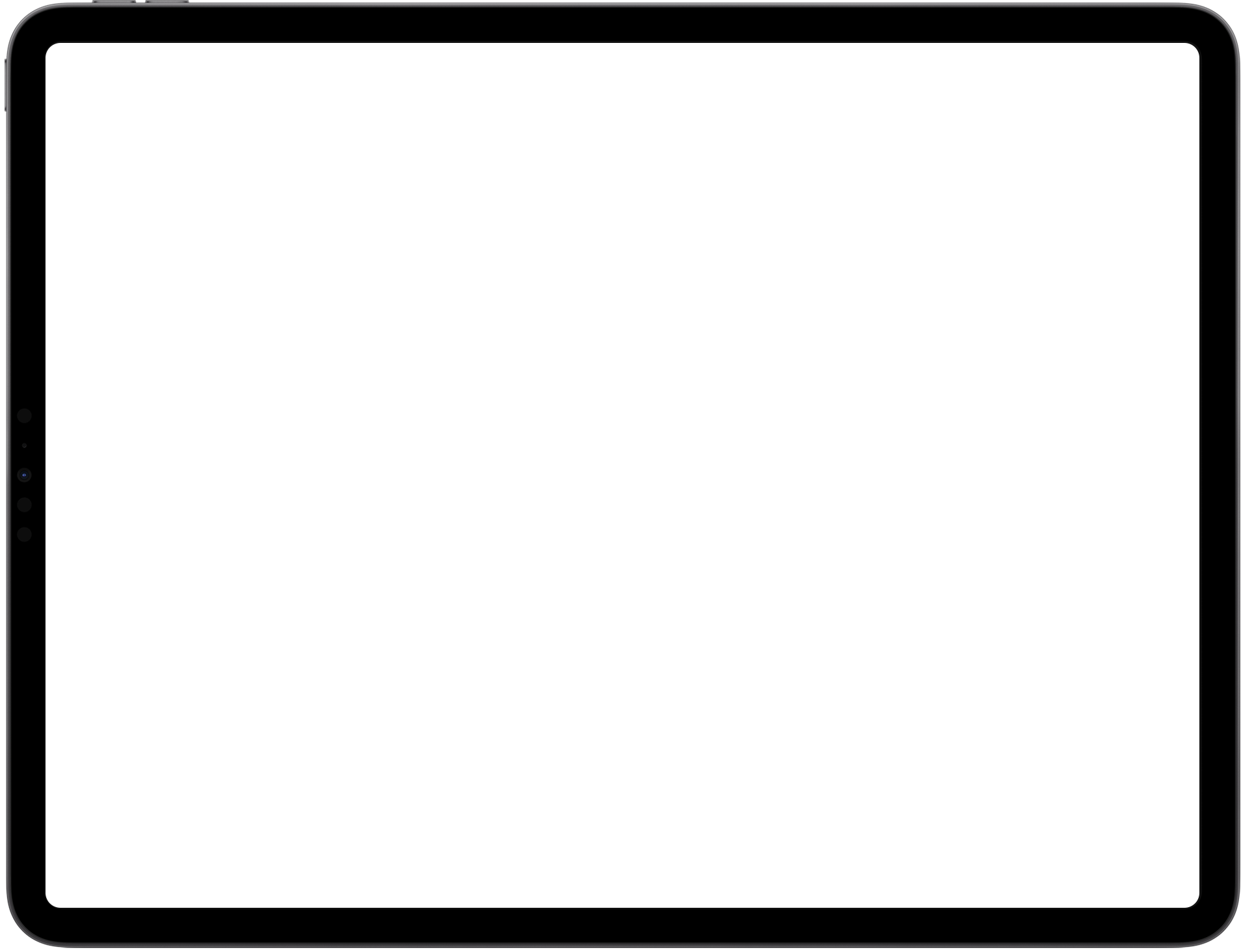 Terminal de trading RichOffX corriendo en una tablet